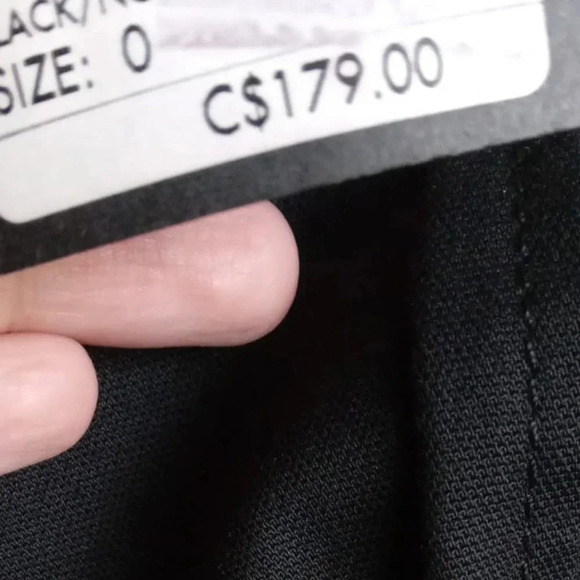 NWT Club Monaco Carra Dress black  size 0 - Picture 6 of 8